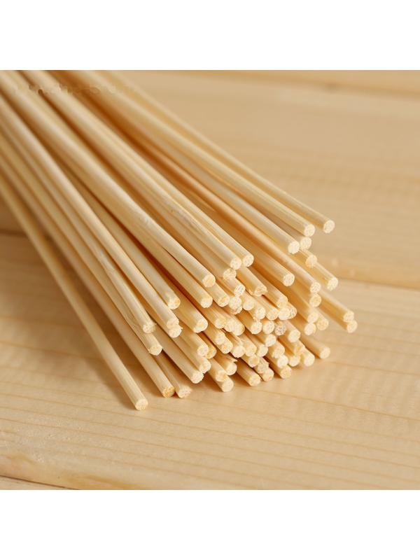 Веник массажный из бамбука 36см, 0,2см прут, джутовая ручка