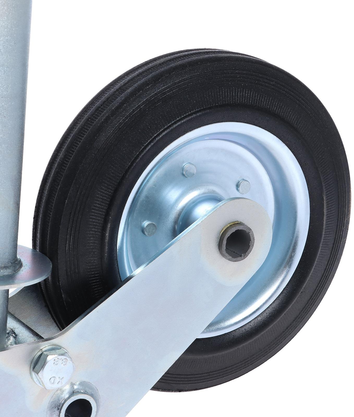 Опорное колесо прицепа, автоматическая блокировка, Ø 42 мм, нагрузка до 150 кг