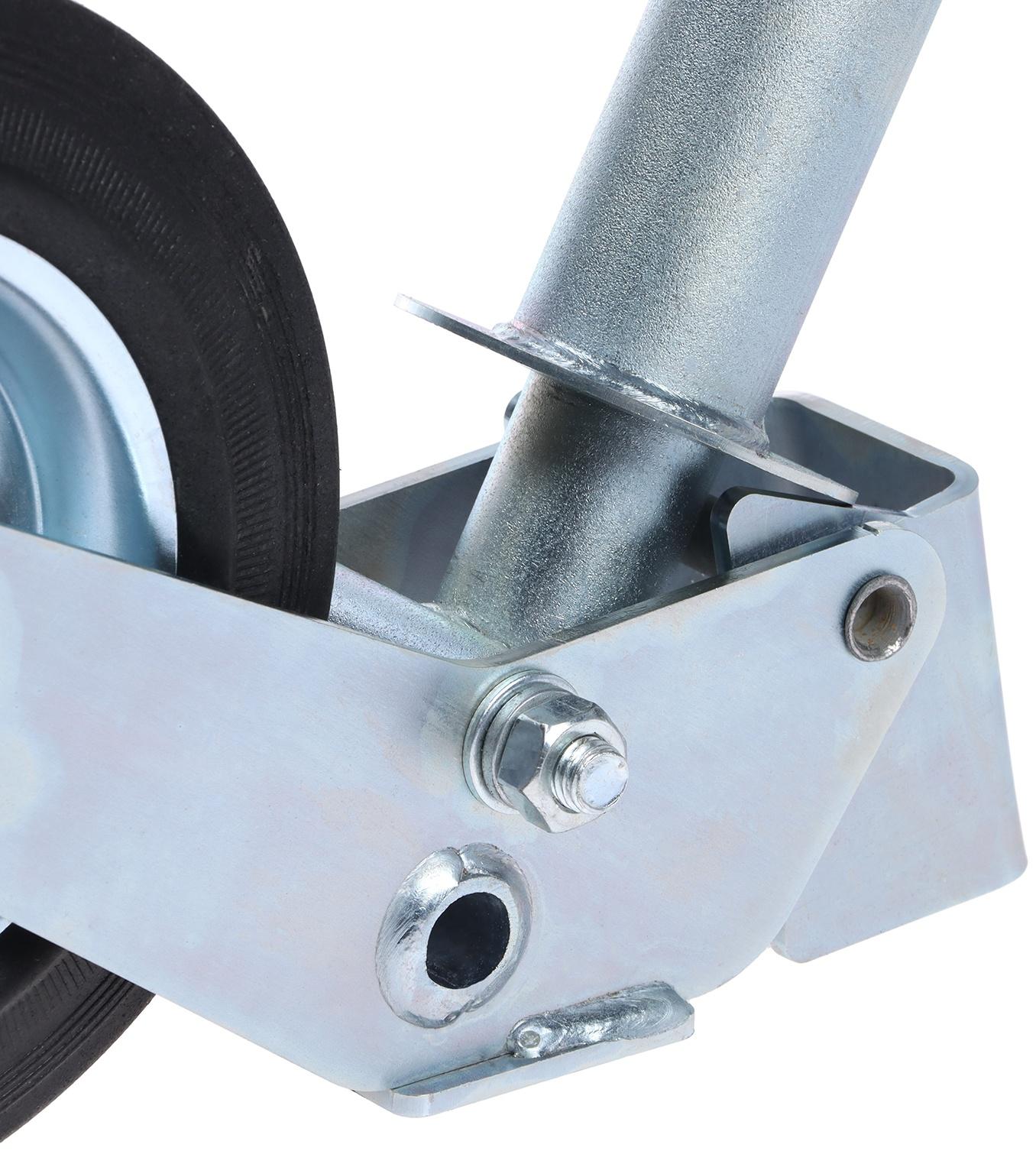 Опорное колесо прицепа, автоматическая блокировка, Ø 42 мм, нагрузка до 150 кг