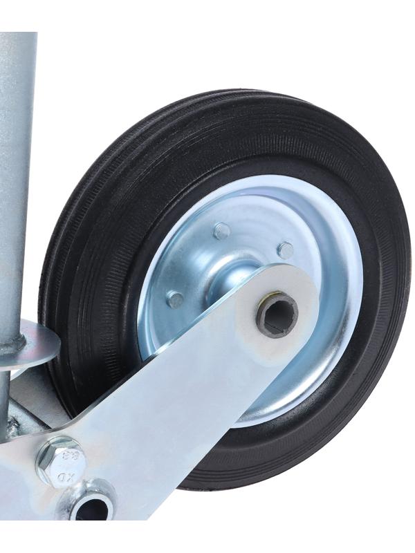 Опорное колесо прицепа, автоматическая блокировка, Ø 42 мм, нагрузка до 150 кг