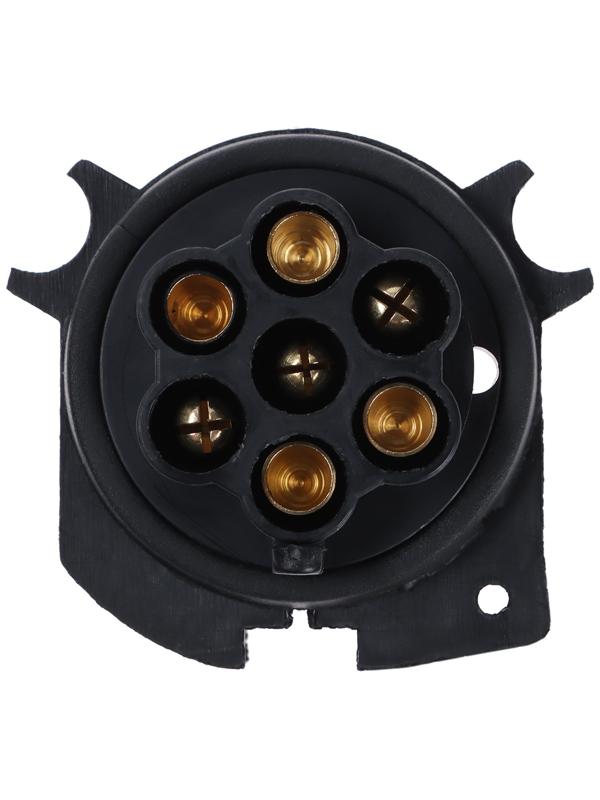 Розетка для прицепа, 7-контактная, 12 В