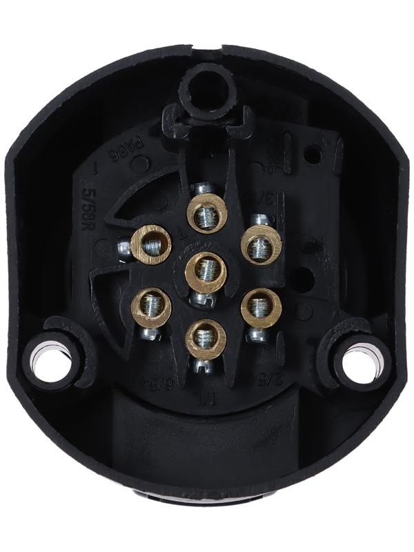 Розетка для прицепа, 7-контактная, 12 В