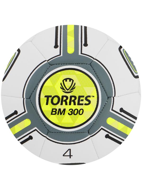 Мяч футбольный TORRES BM 300 F323654, TPU, машинная сшивка, 32 панели, р. 4