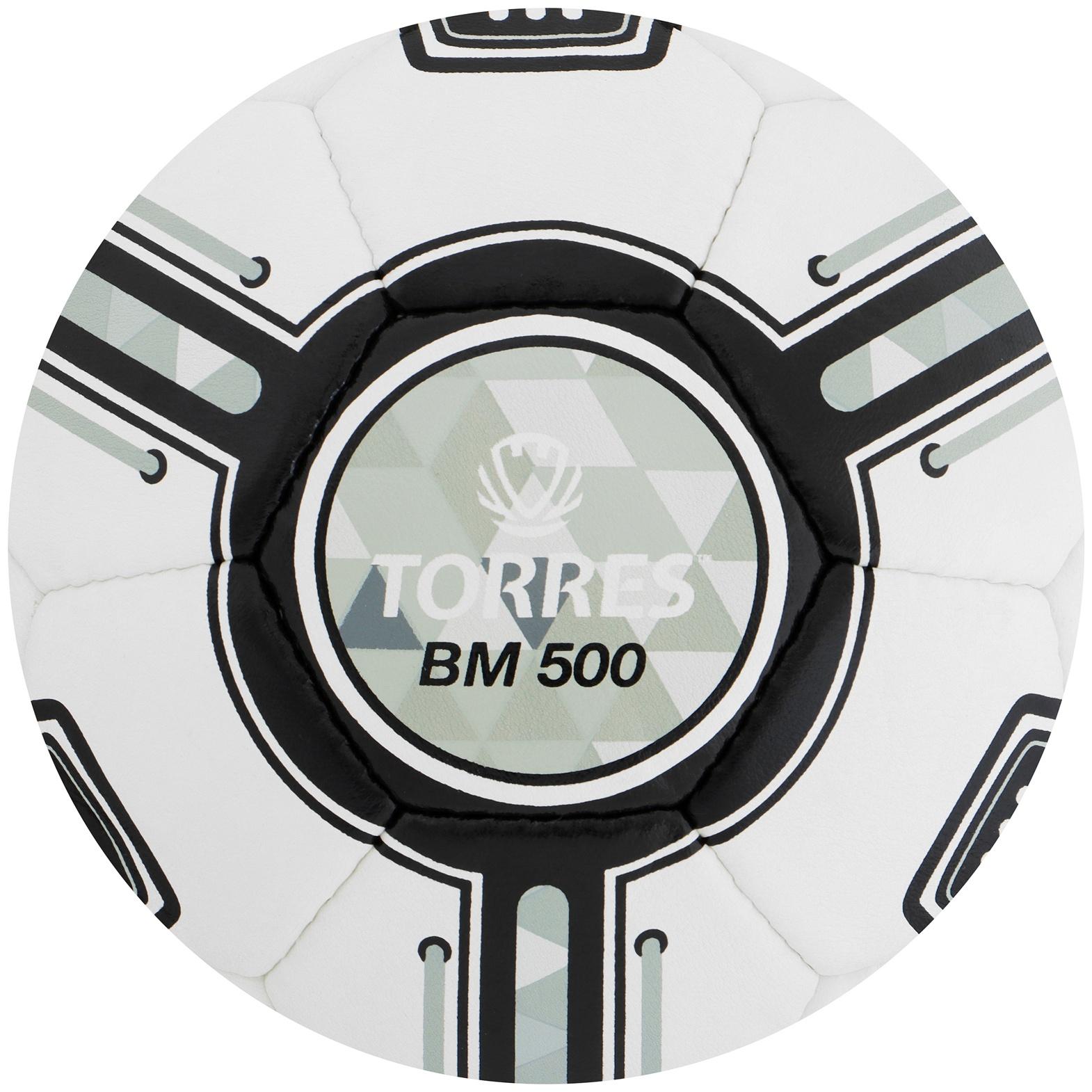 Мяч футбольный TORRES BM 500 F323645, PU, ручная сшивка, 32 панели, р. 5