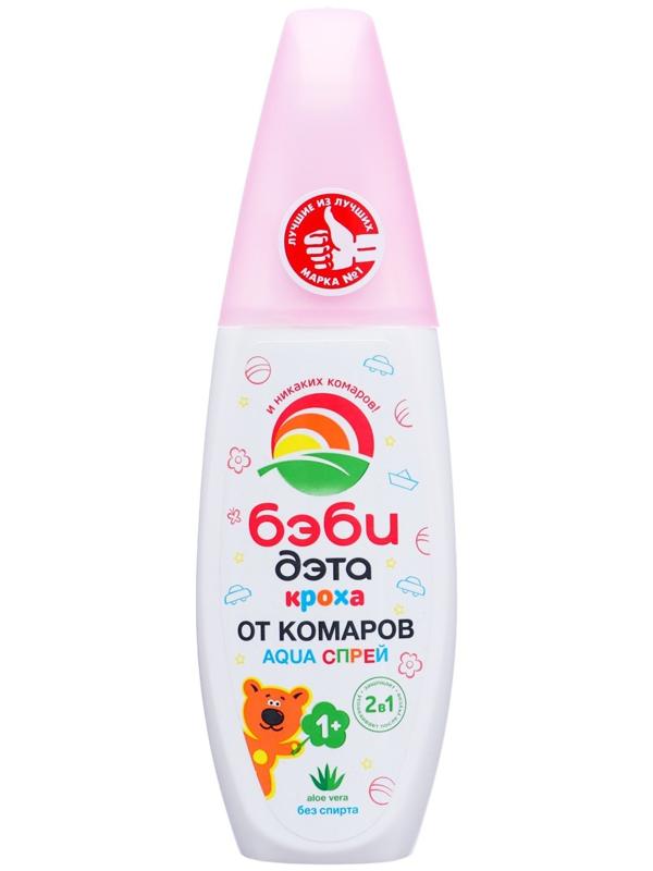 БЭБИ ДЭТА детский АКВА (AQUA) спрей 2 в 1 100 мл/24 шт