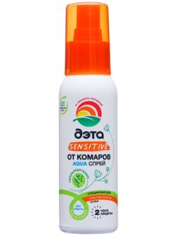 ДЭТА АКВА (AQUA) спрей от комаров для чувствительной кожи 100 мл