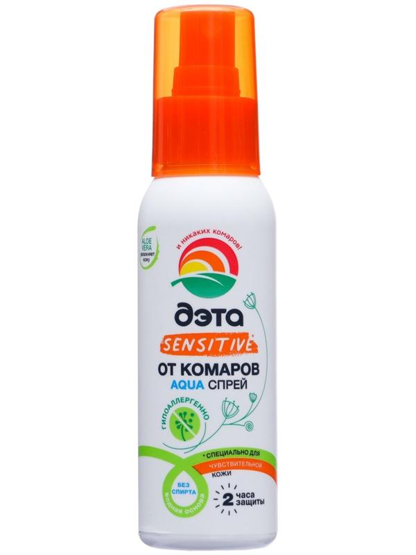 ДЭТА АКВА (AQUA) спрей от комаров для чувствительной кожи 100 мл