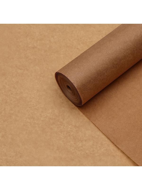 Пергамент силиконизированный, коричневый, жиростойкий, 36 см х 50 м