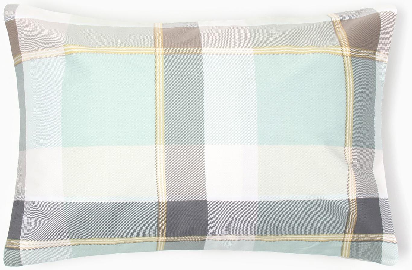 Наволочка LoveLife Square green, 50*70, 100%хлопок, сатин, 125г/м²