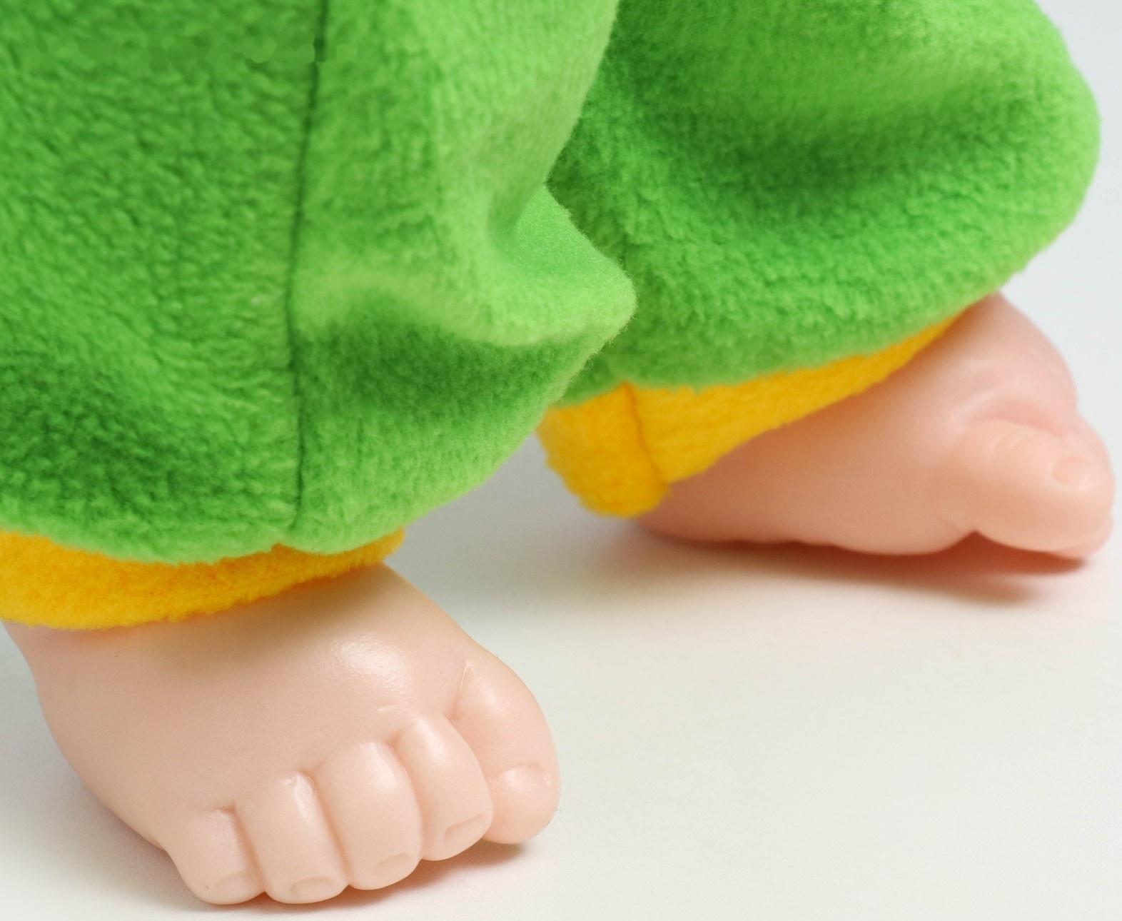 Кукла веселая в капюшоне 55см, микс