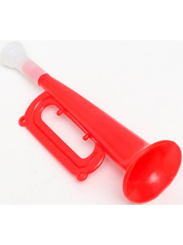 Дудка пластмассовая 19см, микс