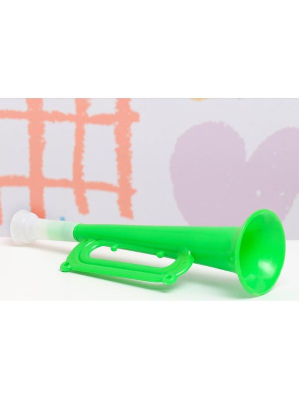 Дудка пластмассовая 19см, микс