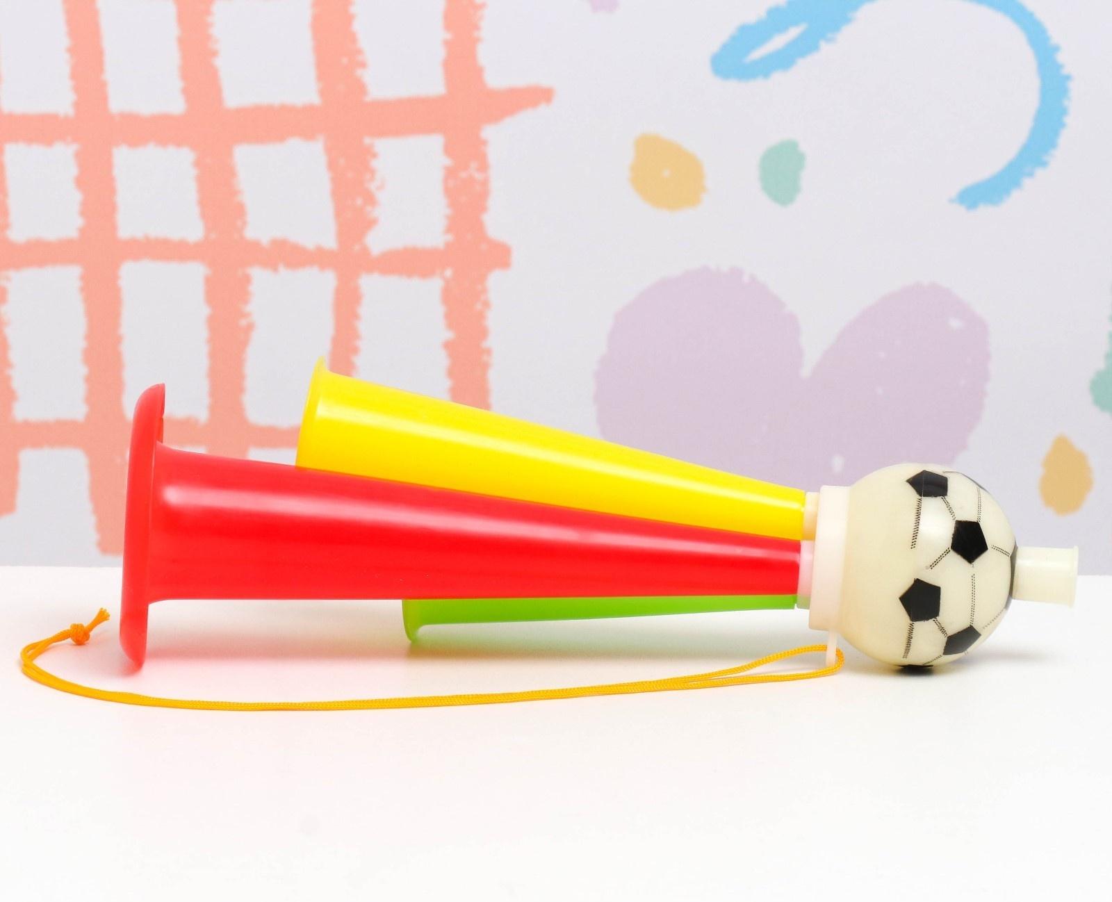 Дудка с мячом 20см, микс