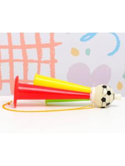 Дудка с мячом 20см, микс