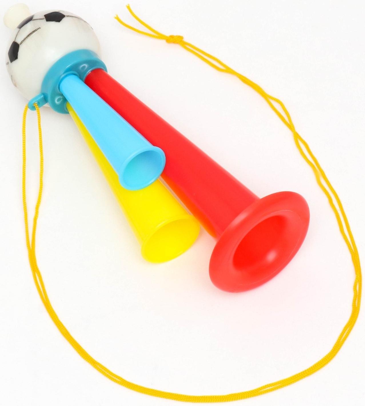 Дудка с мячом 19см, микс