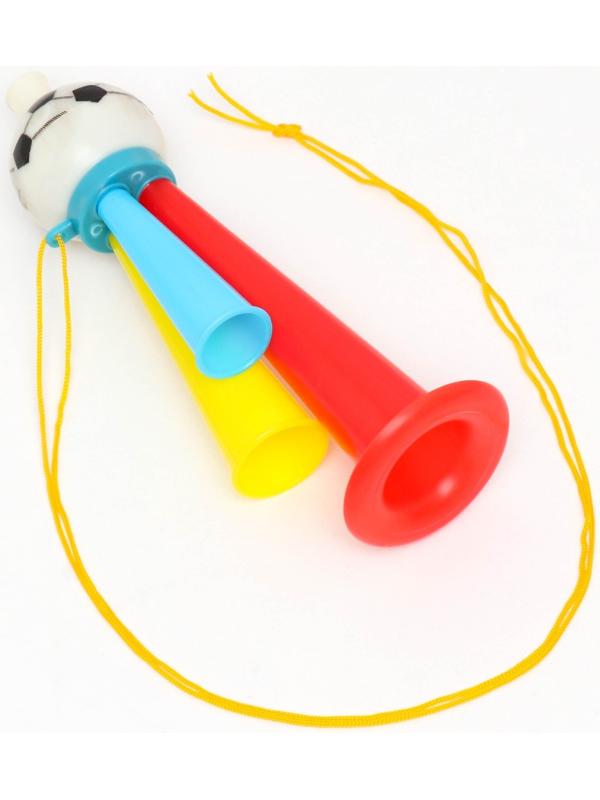 Дудка с мячом 19см, микс