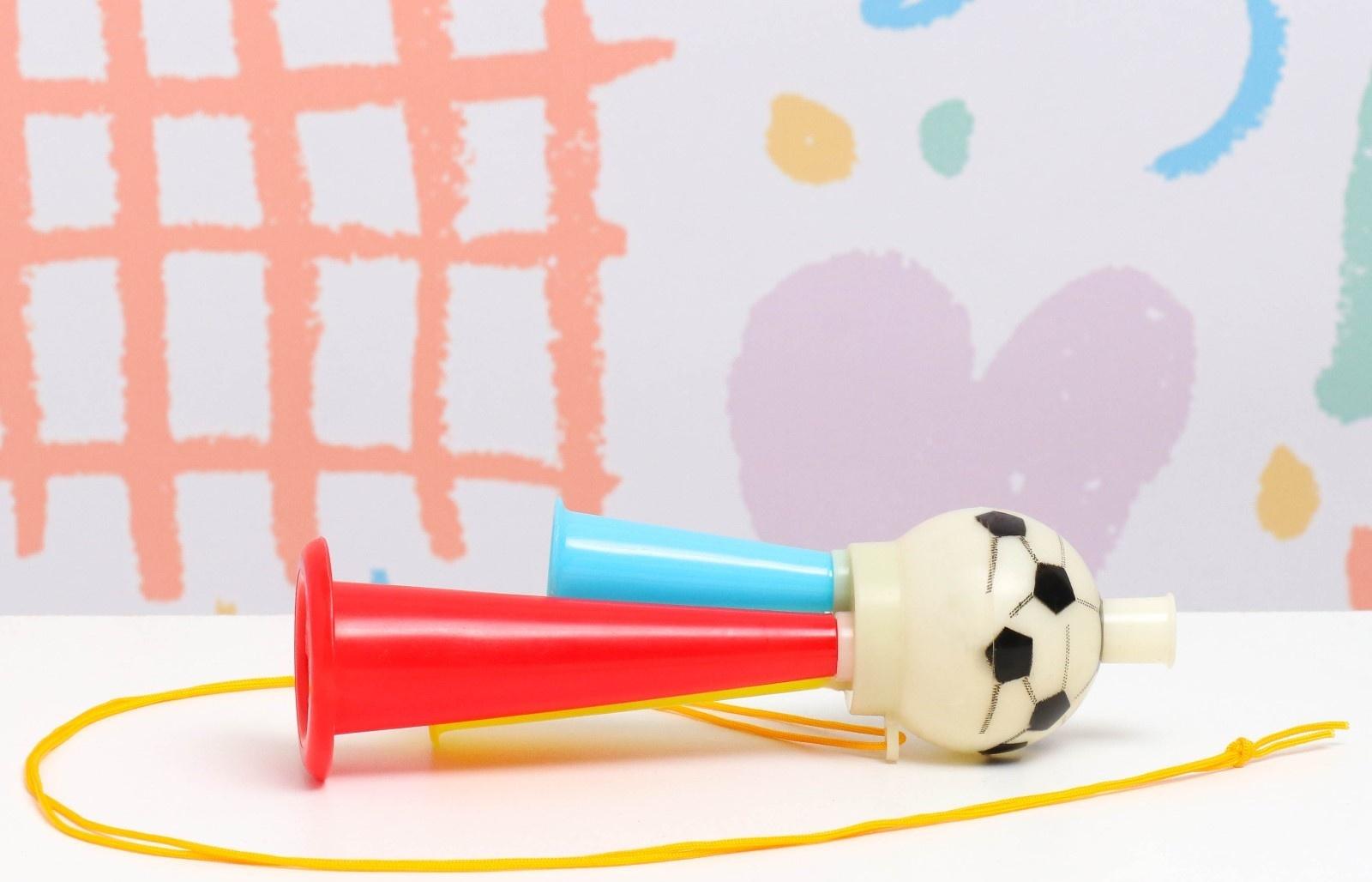 Дудка с мячом 16см, микс