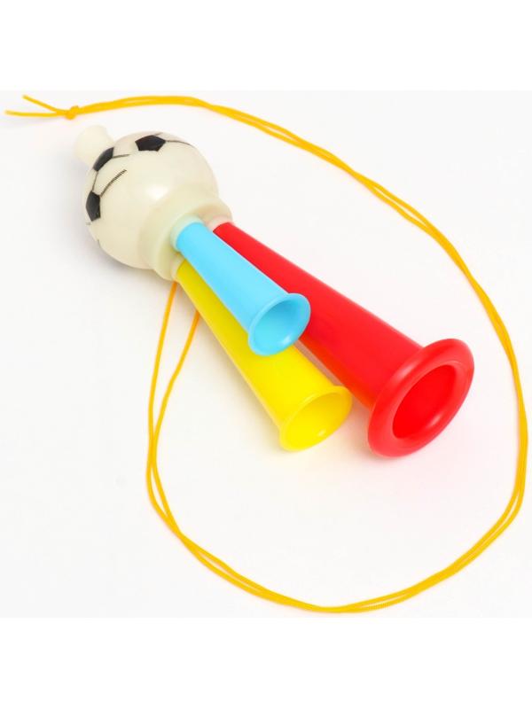 Дудка с мячом 16см, микс