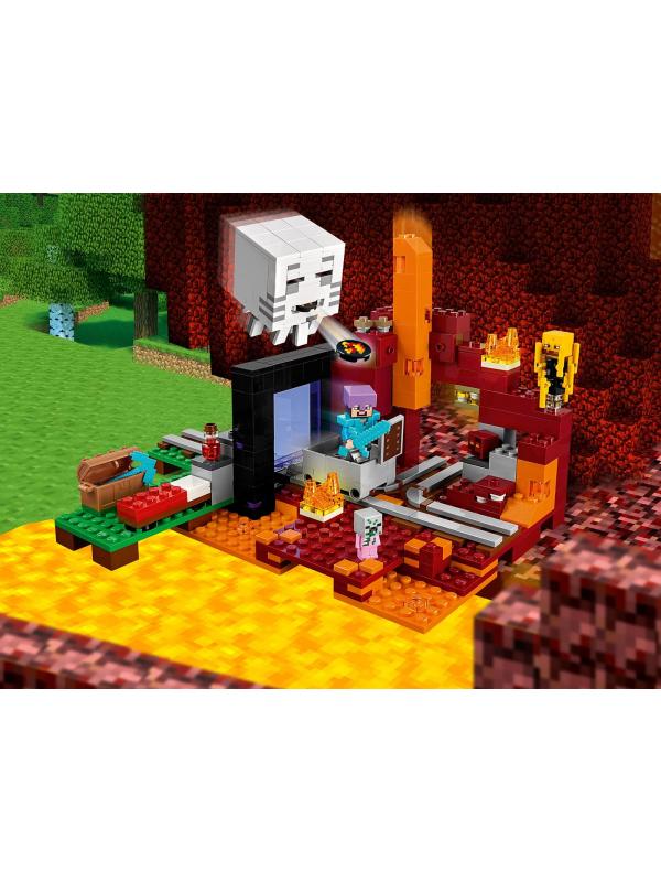 Конструктор Bl «Портал в подземелье» 10812 (Minecraft 21143) / 477 деталей
