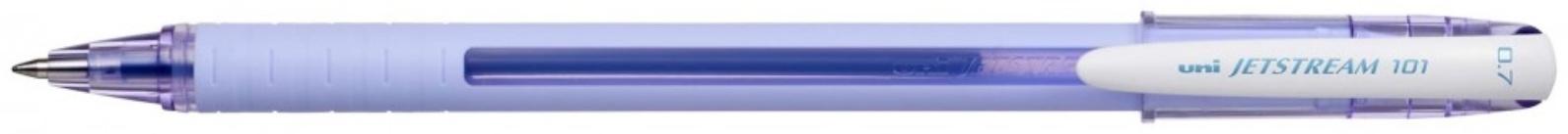 Ручка шариковая UNI Jetstream SX-101-07FL, 0.7 мм, синий, корпус лаванда