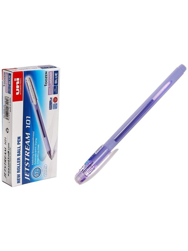 Ручка шариковая UNI Jetstream SX-101-07FL, 0.7 мм, синий, корпус лаванда