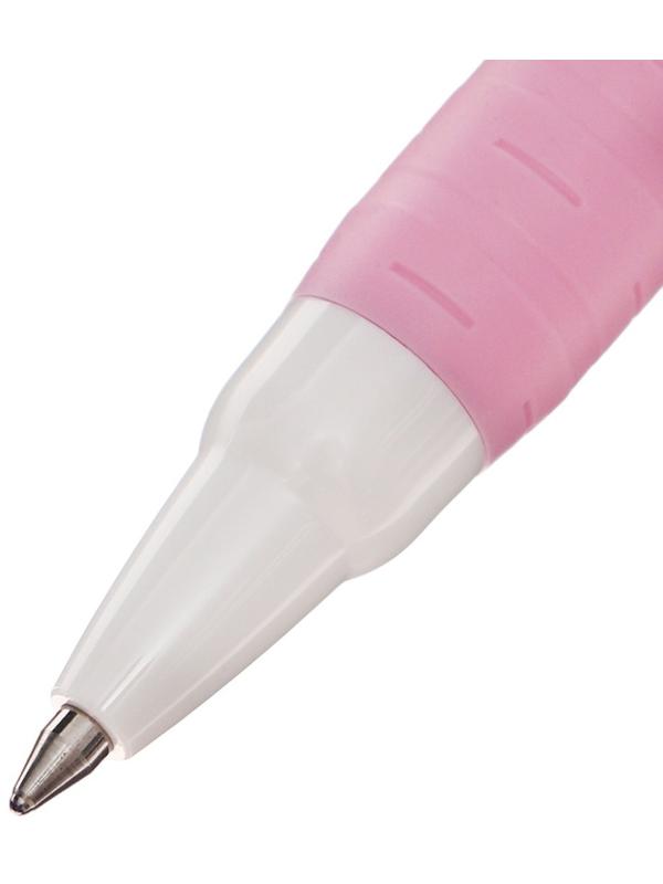 Ручка шариковая автоматическая UNI Jetstream SXN-101-07FL, 0.7 мм, синий, корпус розовый