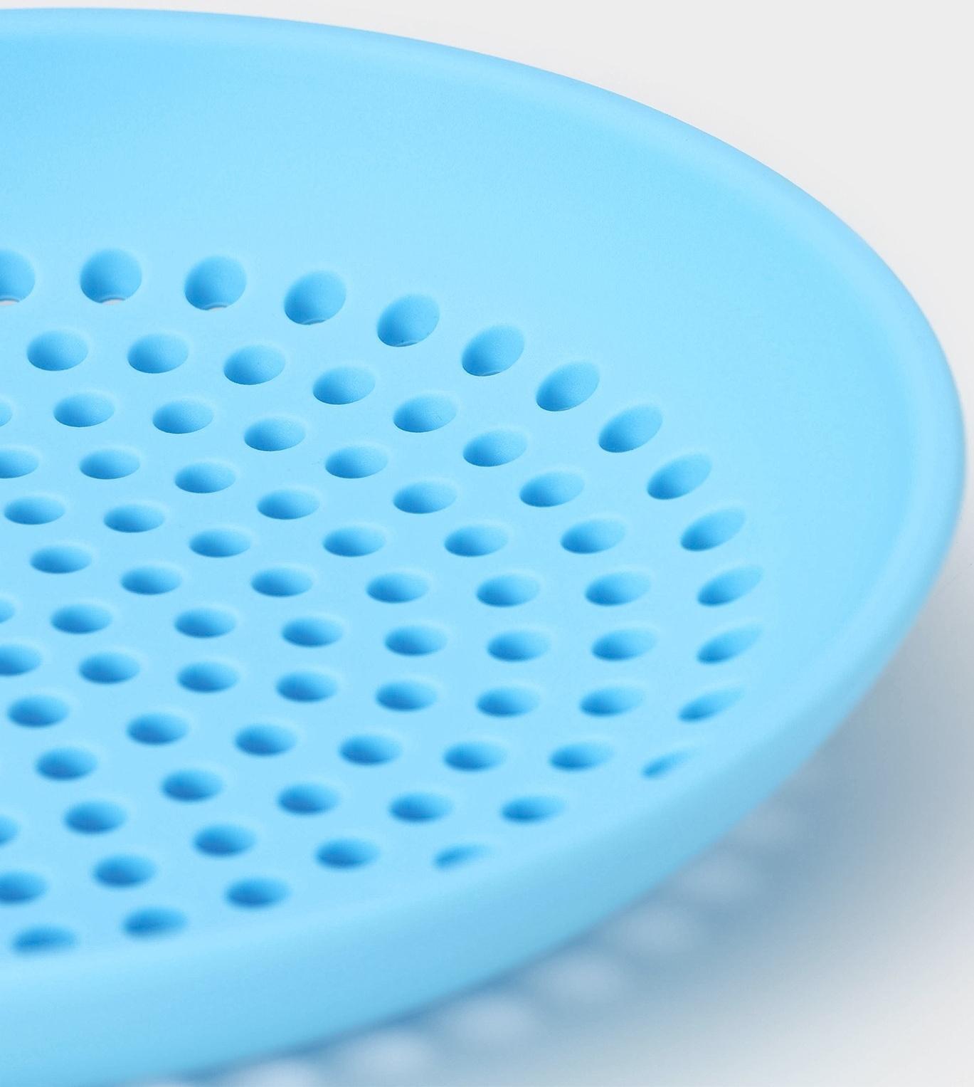 Шумовка Доляна «Фиш», 36×17×2,5 см, цвет голубой