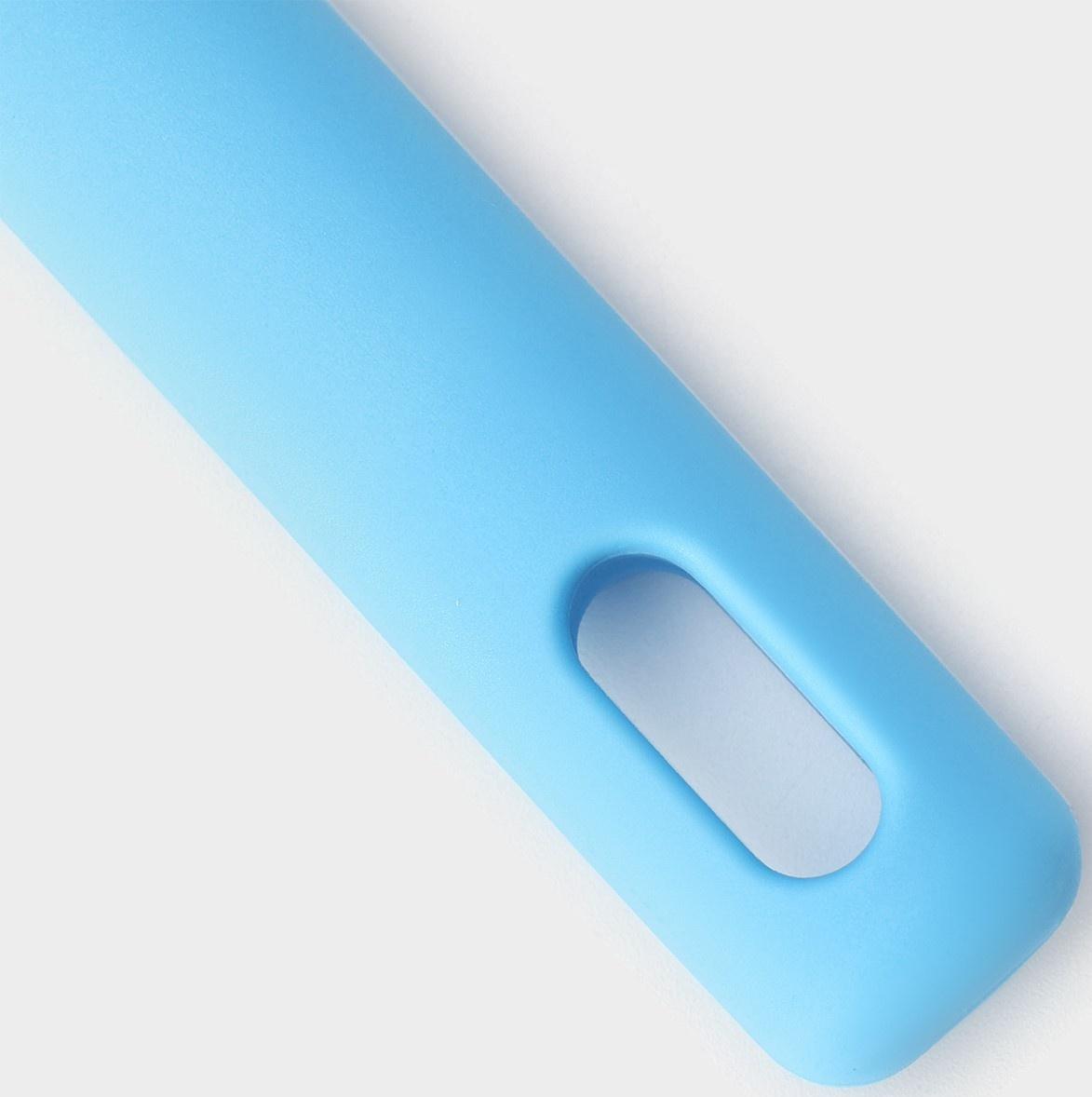 Кисть Доляна «Люкс», 27×4,6×1 см, цвет голубой