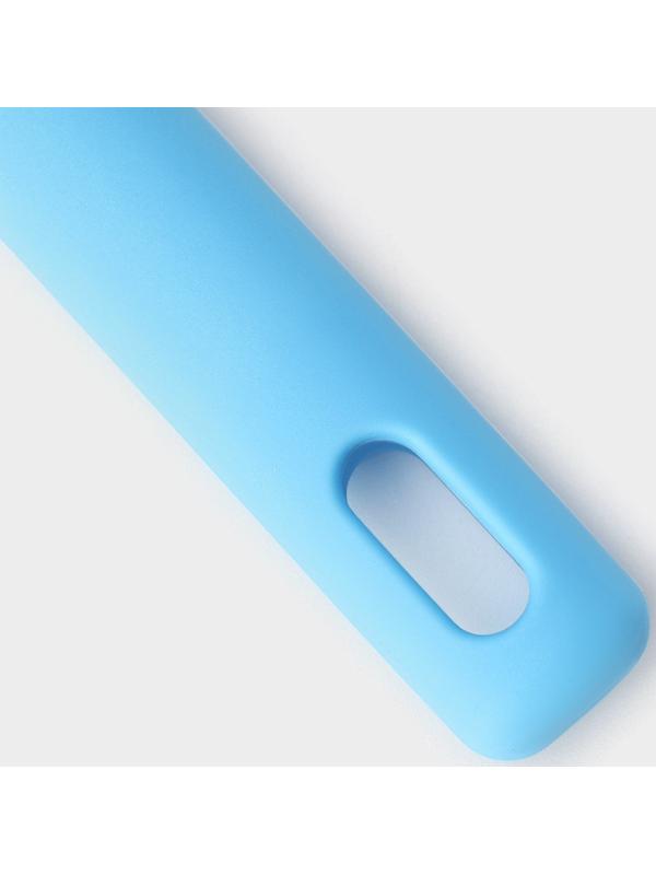 Кисть Доляна «Люкс», 27×4,6×1 см, цвет голубой