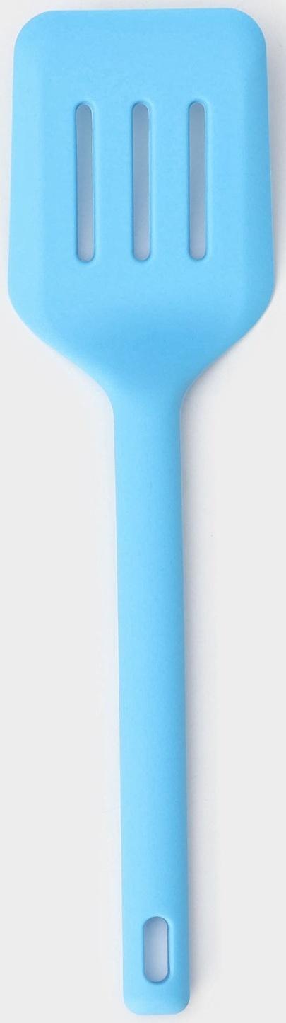 Лопатка с прорезями Доляна «Люкс», 29,5×8×3 см, цвет голубой