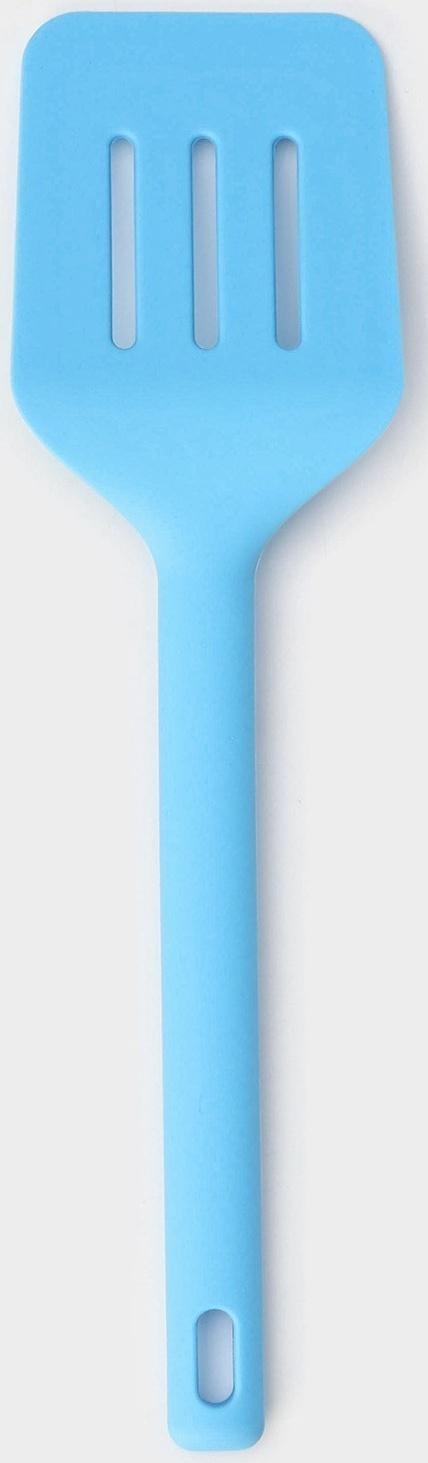 Лопатка с прорезями Доляна «Люкс», 29,5×8×3 см, цвет голубой