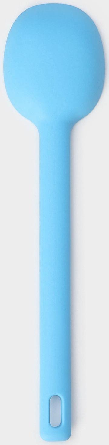 Ложка Доляна «Люкс», 28×6,5×2 см, цвет голубой