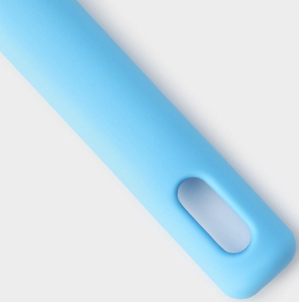 Ложка Доляна «Люкс», 28×6,5×2 см, цвет голубой