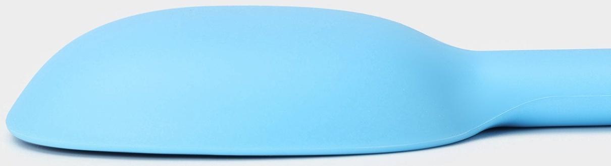 Ложка Доляна «Люкс», 28×6,5×2 см, цвет голубой