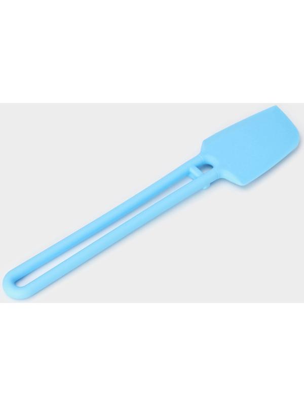 Лопатка Доляна «Дуэт», 27,5х5,5х1 см, цвет голубой