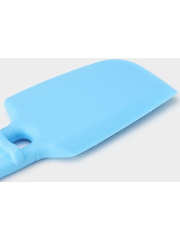 Лопатка Доляна «Дуэт», 27,5х5,5х1 см, цвет голубой