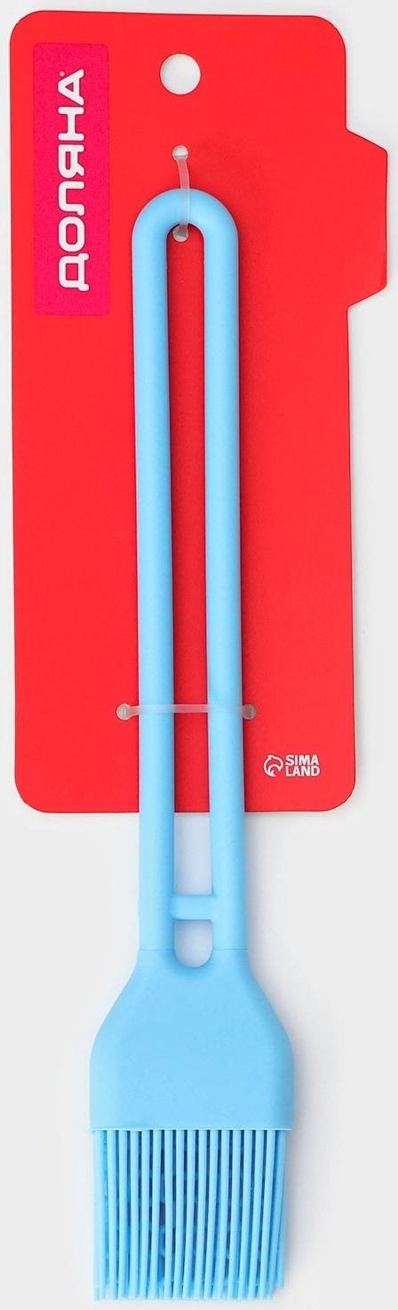 Кисть Доляна «Дуэт», 27,5×5×1,5 см, цвет голубой