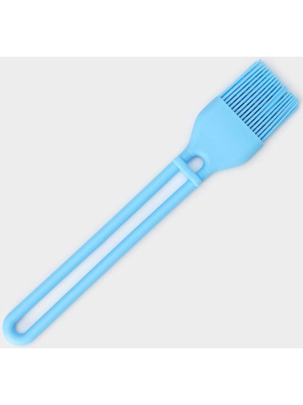 Кисть Доляна «Дуэт», 27,5×5×1,5 см, цвет голубой