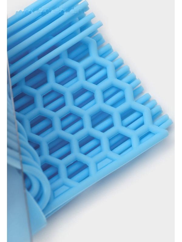 Кисть Доляна «Дуэт», 27,5×5×1,5 см, цвет голубой