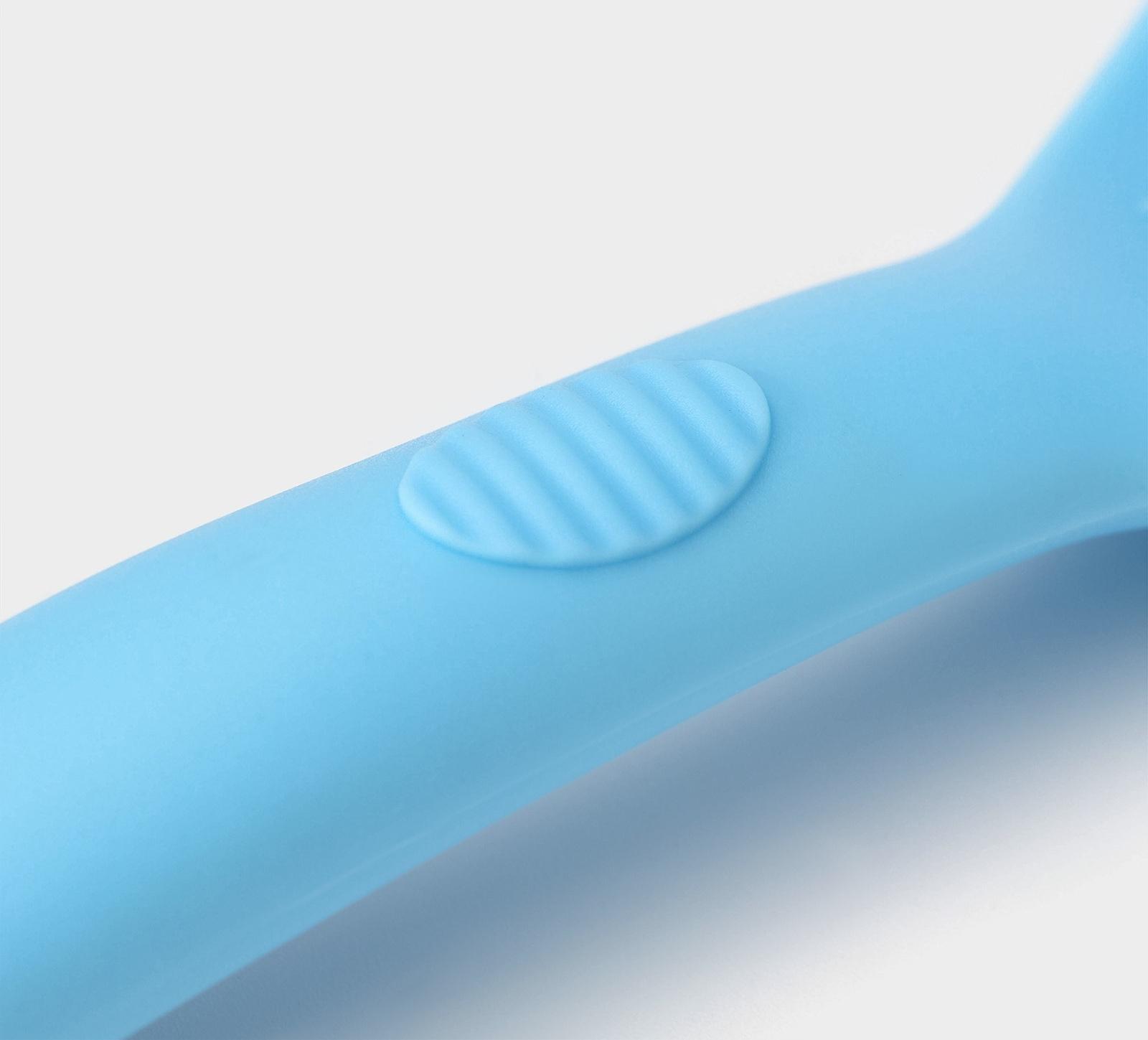 Ложка Доляна «Дуэт», 24×7,5×4 см, цвет голубой