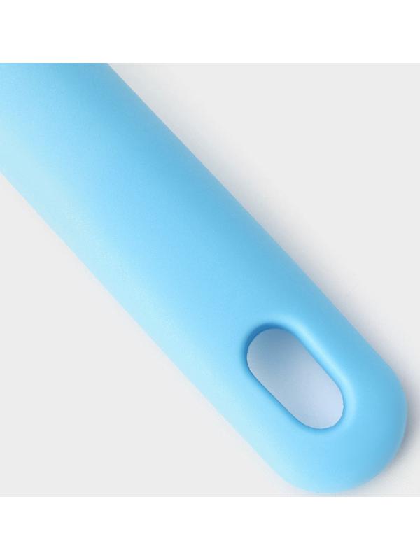 Ложка Доляна «Дуэт», 24×7,5×4 см, цвет голубой