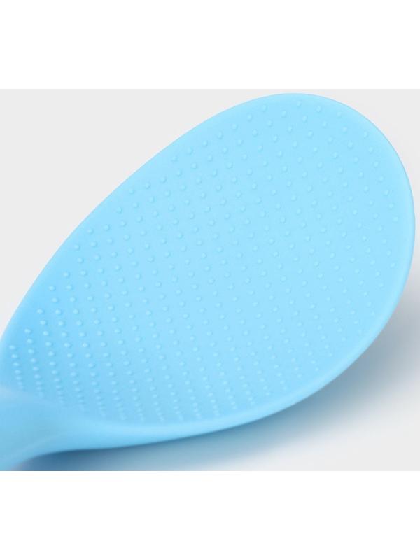 Ложка Доляна «Дуэт», 24×7,5×4 см, цвет голубой