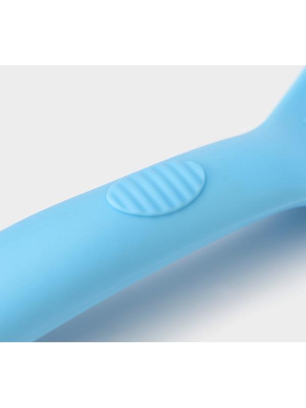 Ложка Доляна «Дуэт», 24×7,5×4 см, цвет голубой