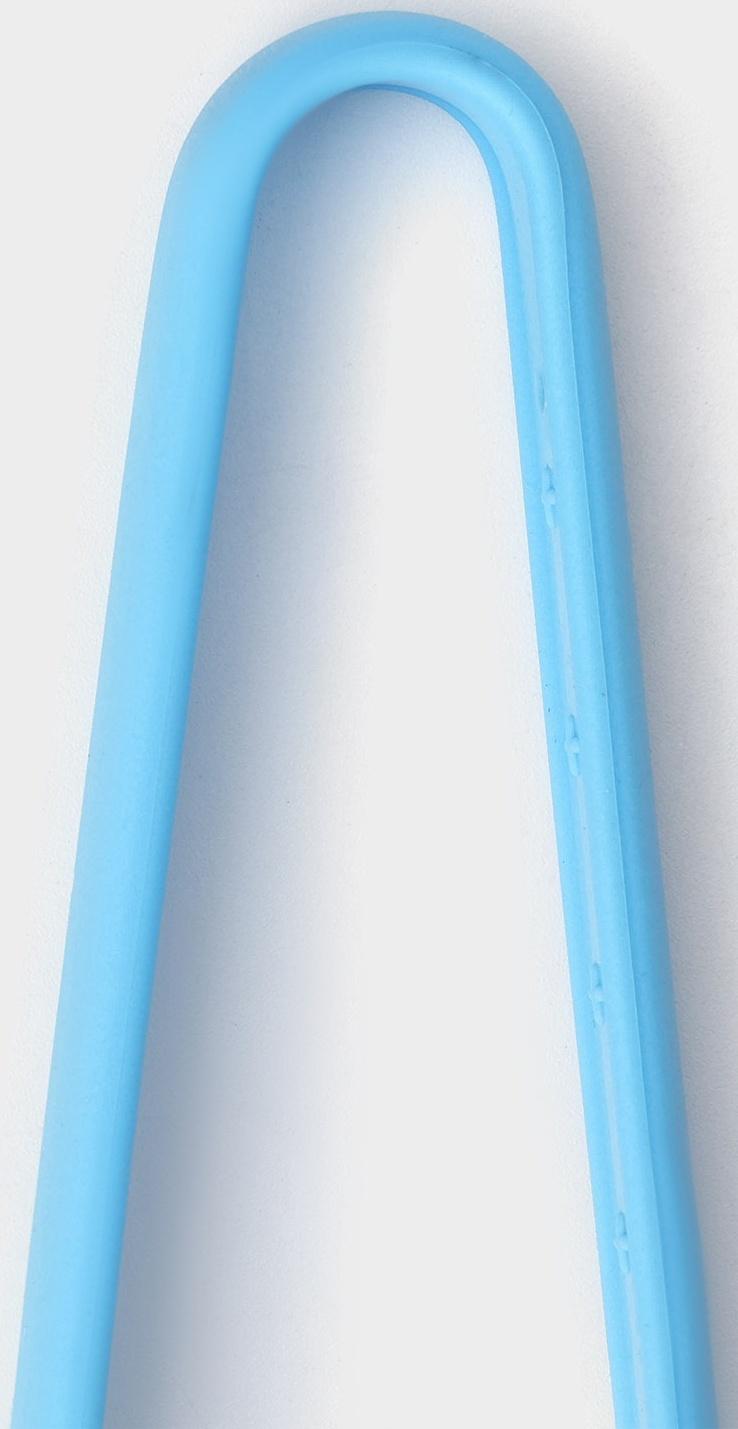 Щипцы Доляна «Дуэт», 24,5×4,5×2 см, цвет голубой