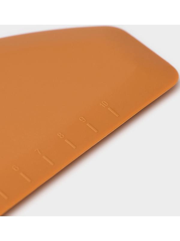 Шпатель кондитерский с разметкой KONFINETTA, 17,5×8×0,7см, цвет бежевый