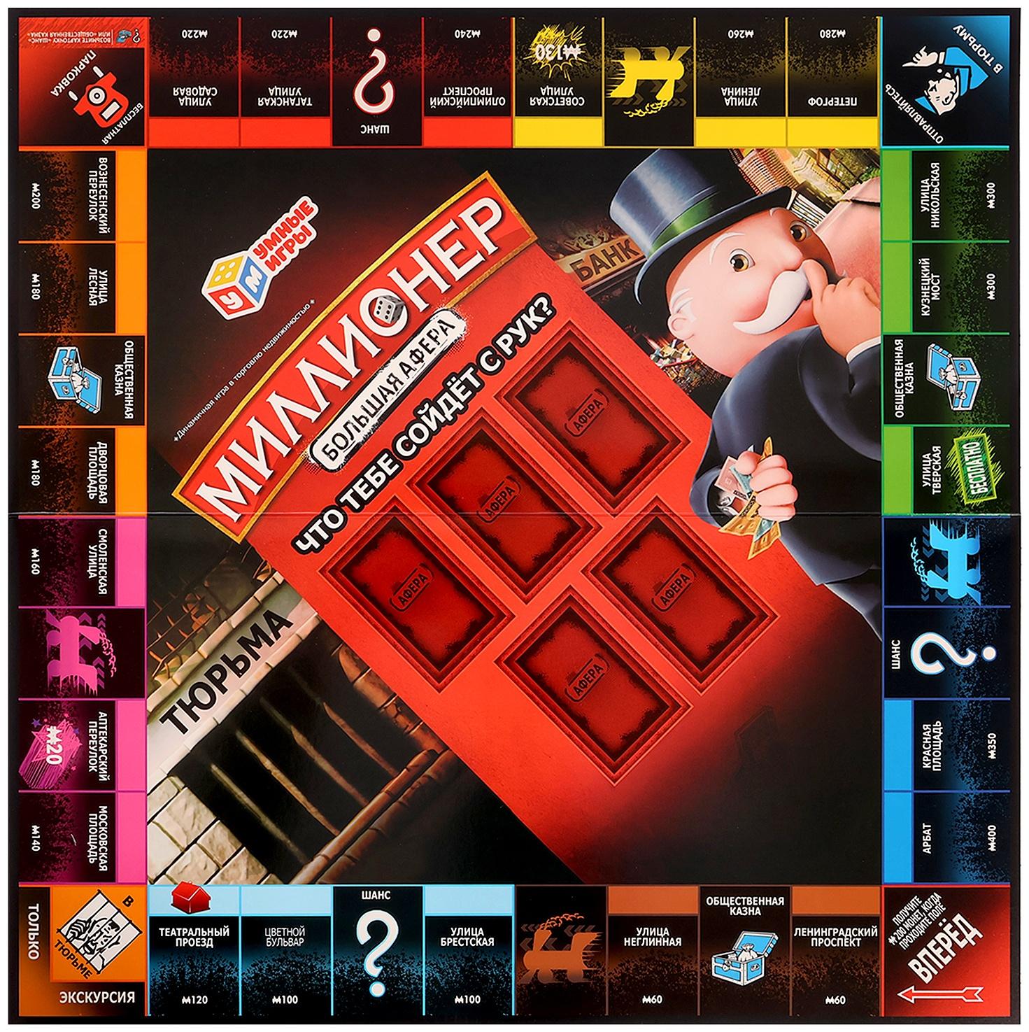 Настольная игра «Миллионеры», 2-6 игроков, 7+