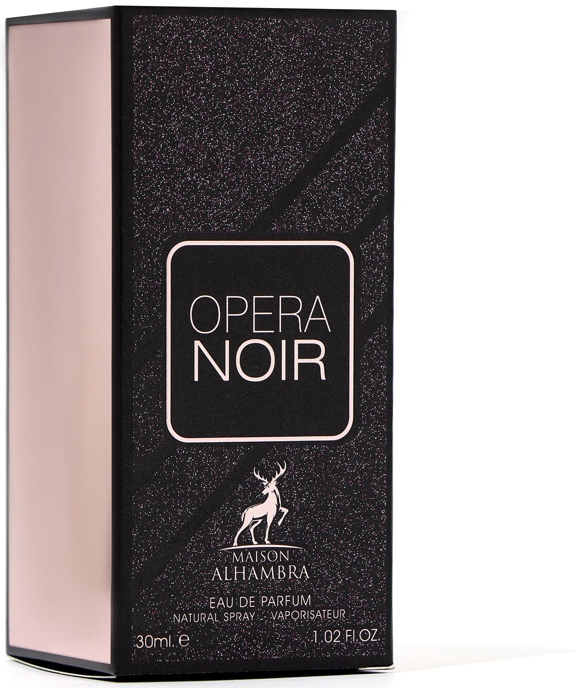 Парфюмерная вода женская Opera Noir (по мотивам Yves Saint Laurent Black Opium), 30 мл