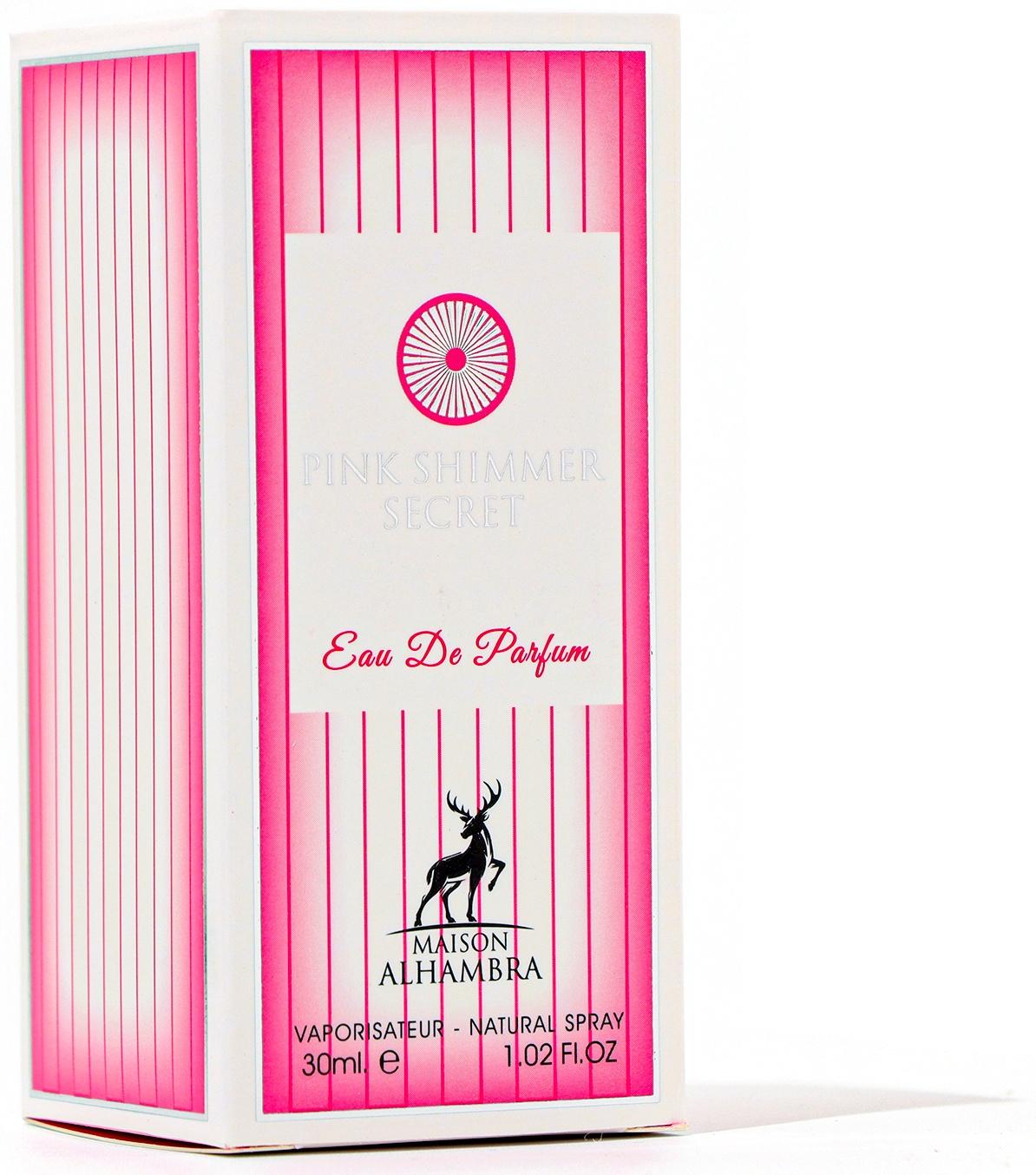 Парфюмерная вода женская Pink Shimmer Secret (по мотивам Victoria Secret Bombshell), 30 мл