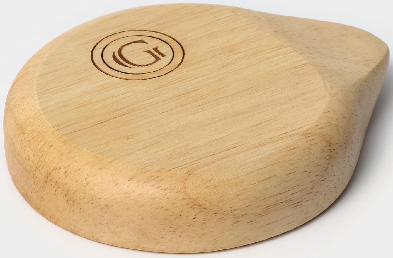 Подставка под ложку, 11,5×13,5×2,5 см, гевея