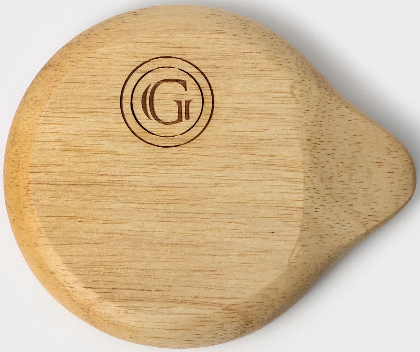 Подставка под ложку, 11,5×13,5×2,5 см, гевея